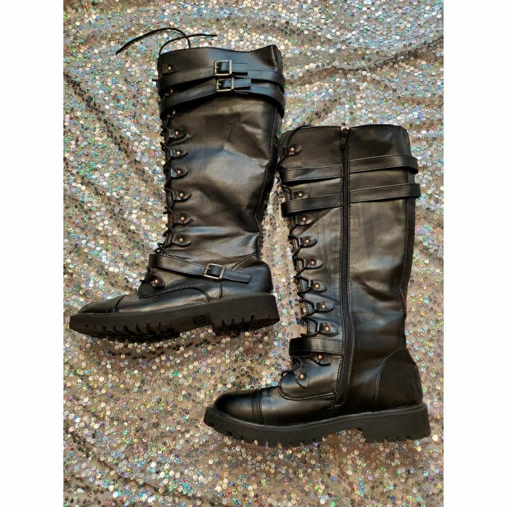 Black Combat Boots